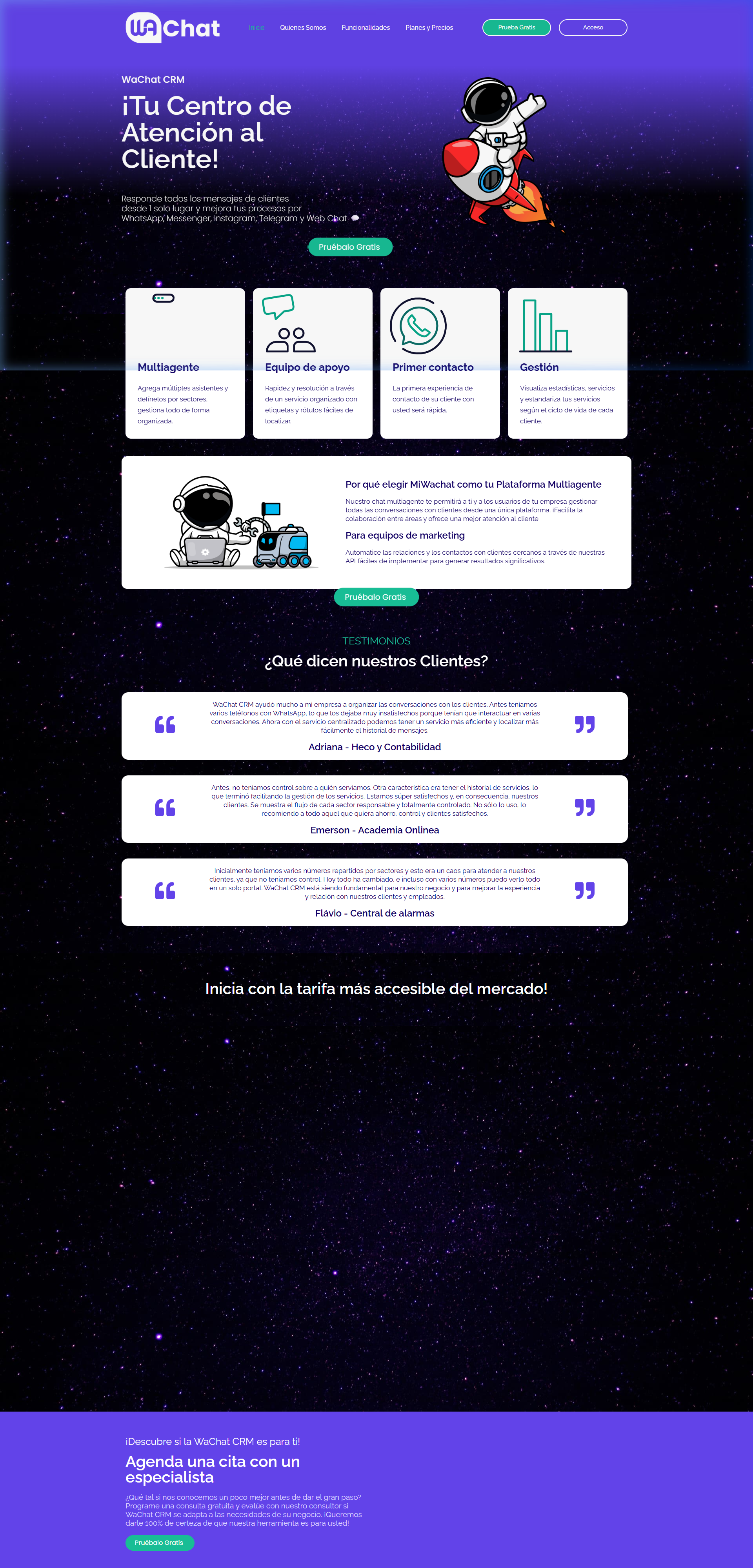 WaChat — SaaS chat omnicanal